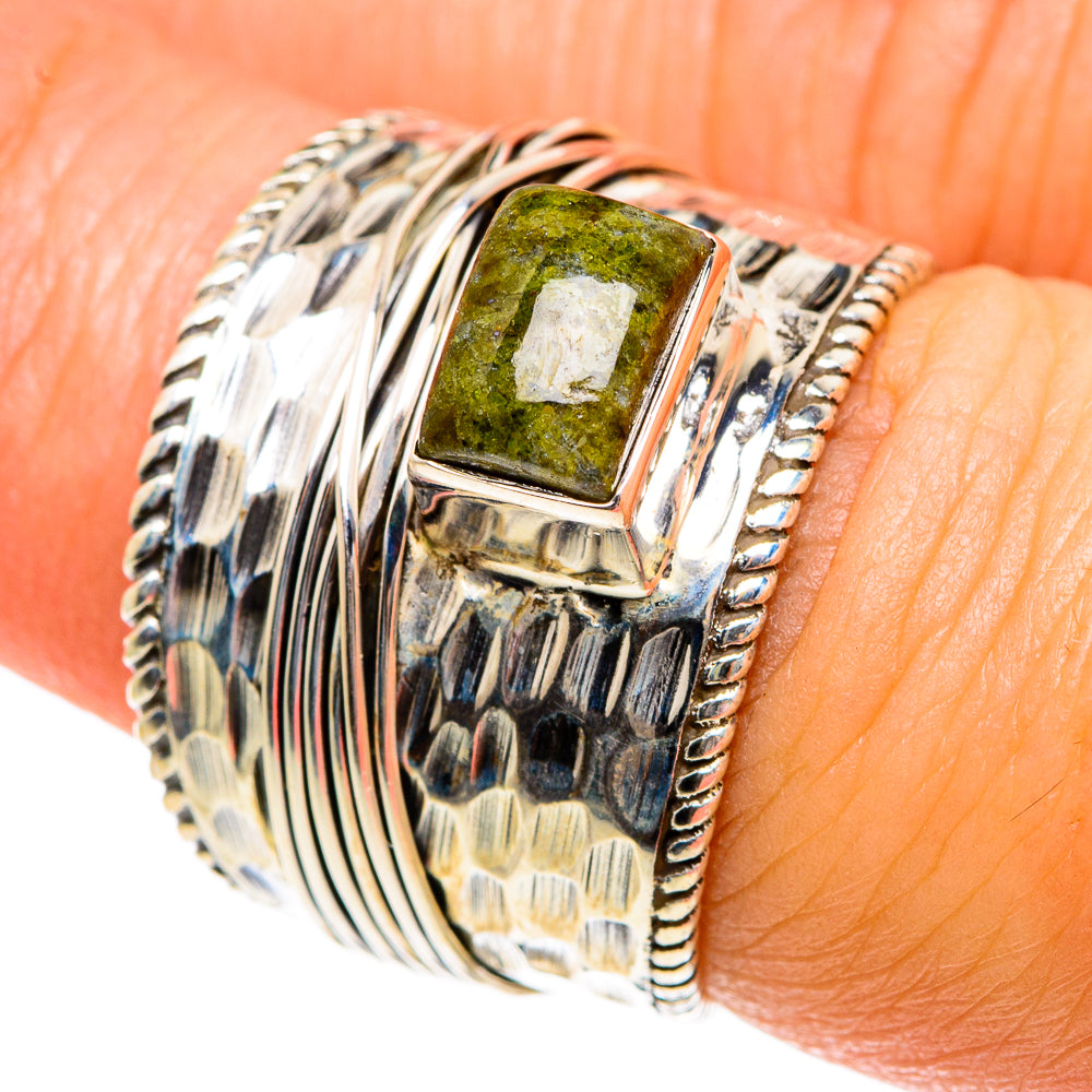 Rainforest Jasper Rings handcrafted by Anasilvercos - RING83689