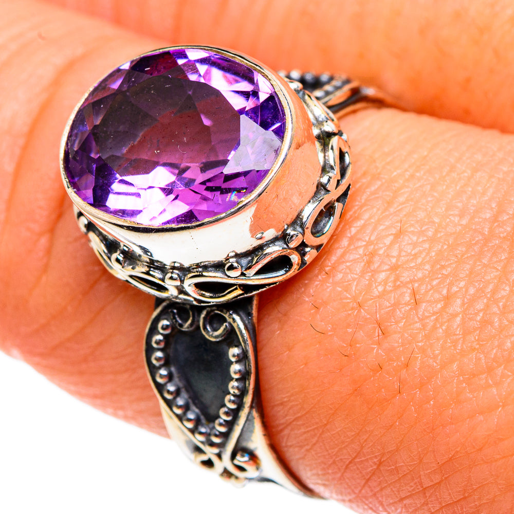 Amethyst Rings handcrafted by Anasilvercos - RING83706