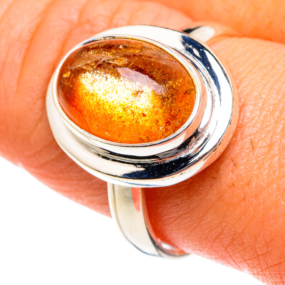 Sunstone Rings handcrafted by Anasilvercos - RING83741