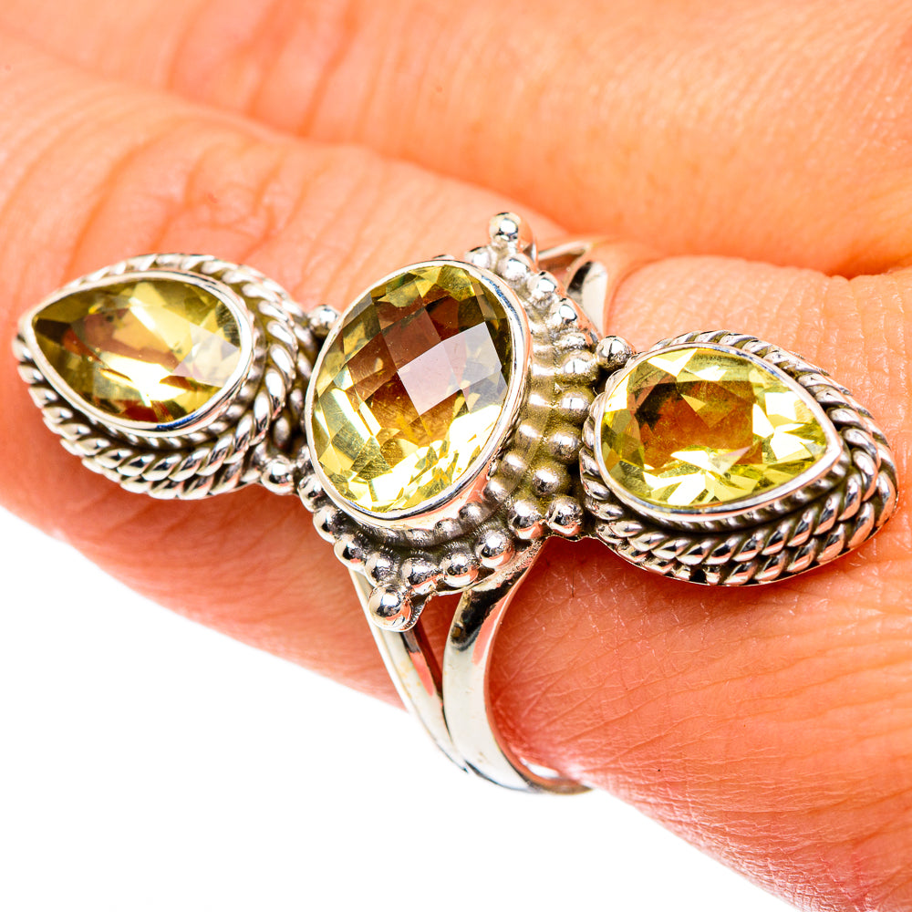 Citrine Rings handcrafted by Anasilvercos - RING83760
