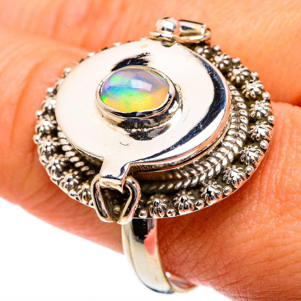 Ethiopian Opal Rings handcrafted by Anasilvercos - RING83763