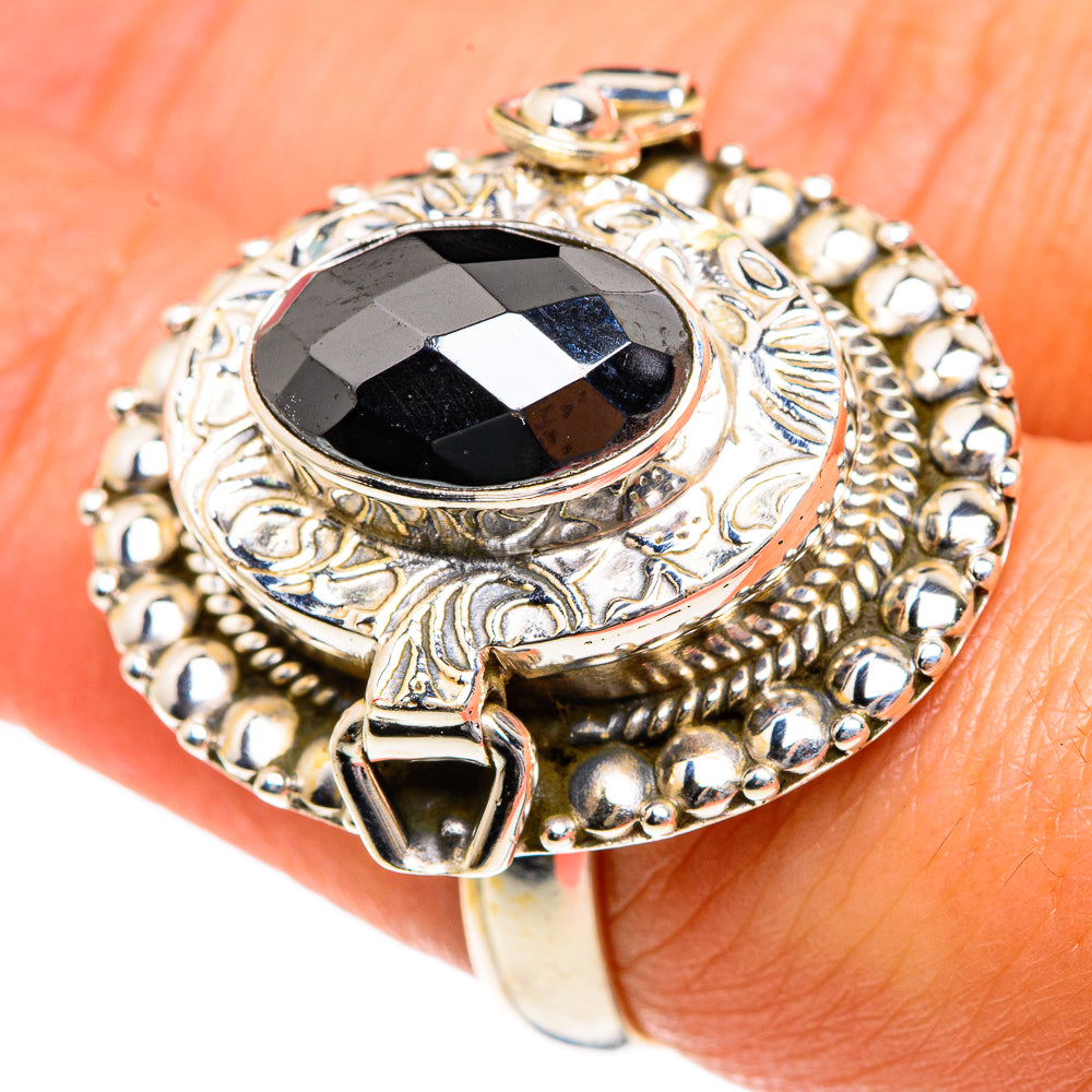 Hematite Rings handcrafted by Anasilvercos - RING83765