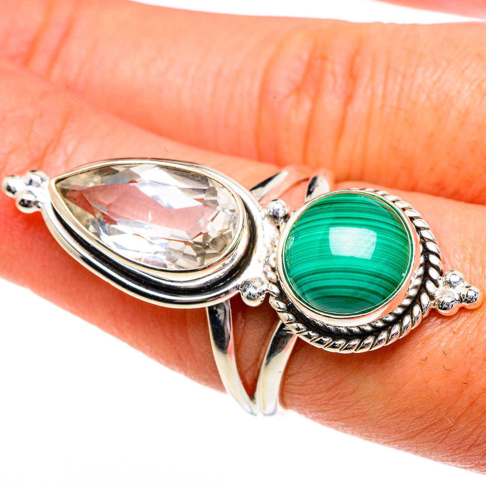 Malachite Rings handcrafted by Anasilvercos - RING83776