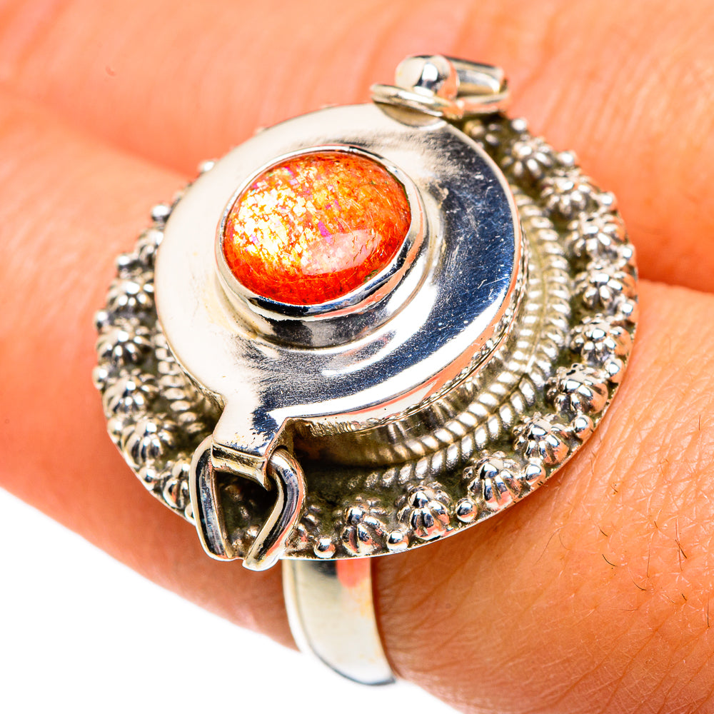 Sunstone Rings handcrafted by Anasilvercos - RING83815