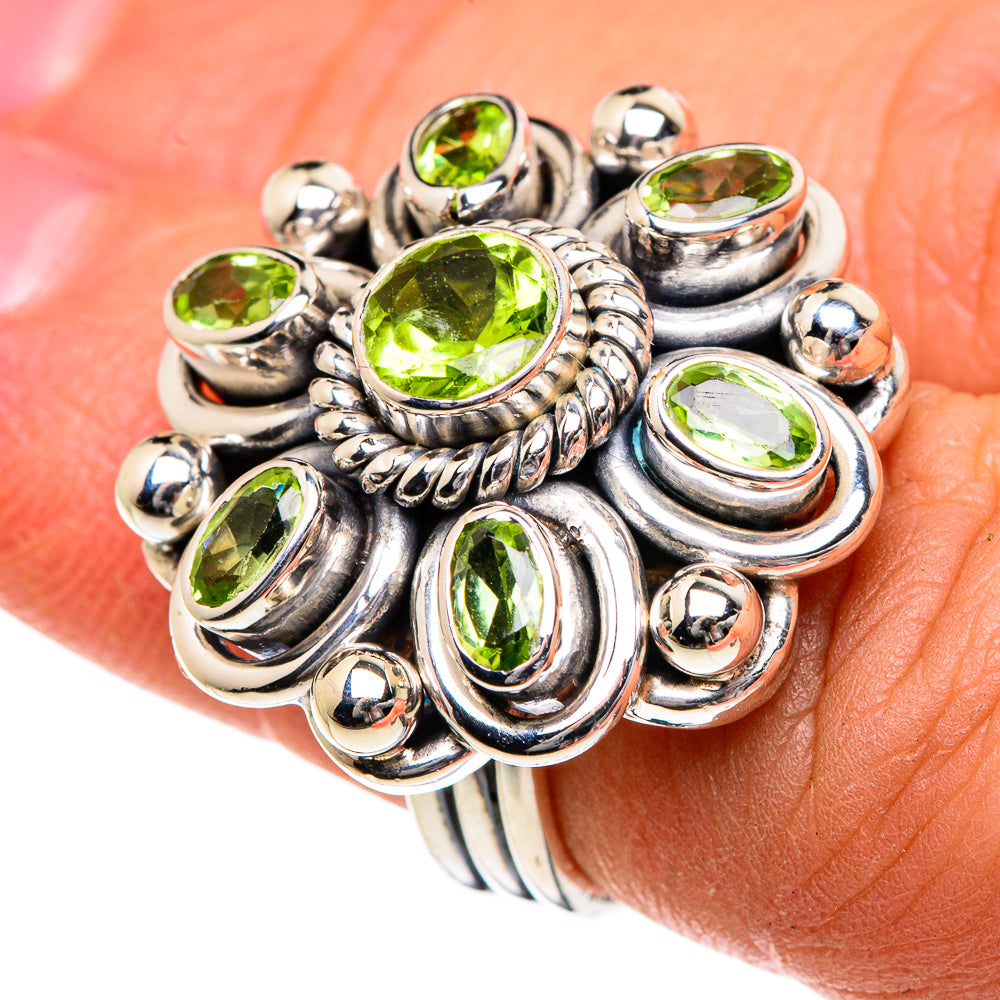 Peridot Rings handcrafted by Anasilvercos - RING83841