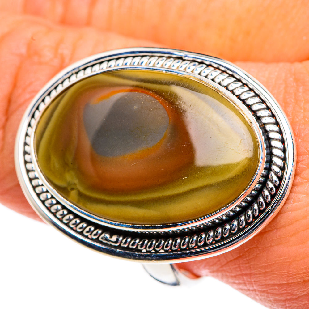 Willow Creek Jasper Rings handcrafted by Anasilvercos - RING83845