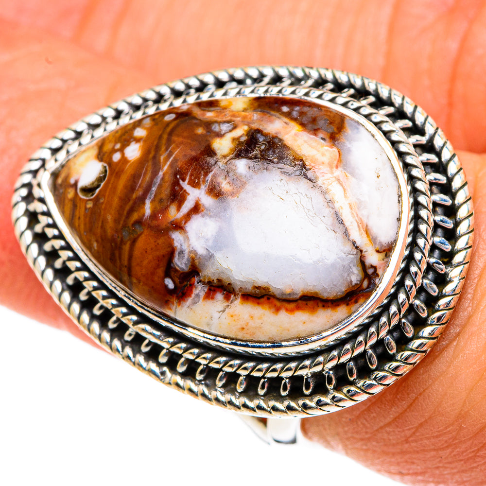 Red Jasper Rings handcrafted by Anasilvercos - RING83846