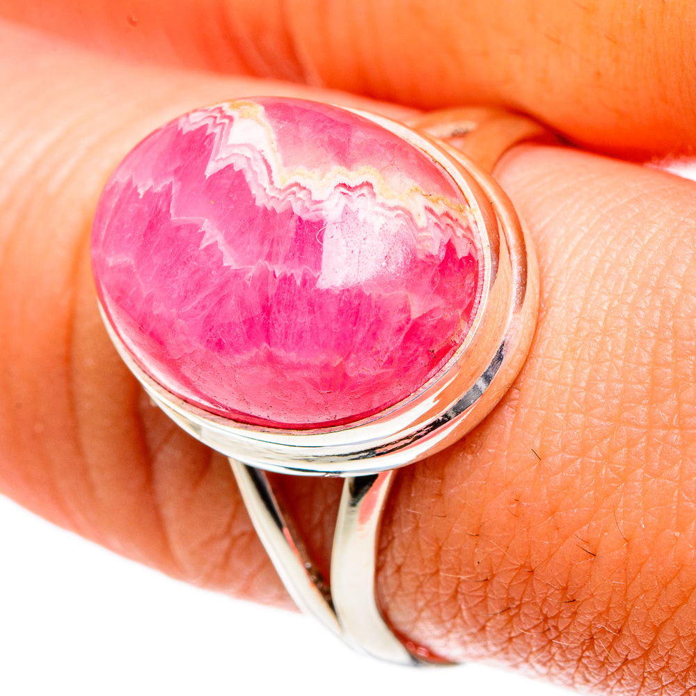 Rhodochrosite Rings handcrafted by Anasilvercos - RING83880