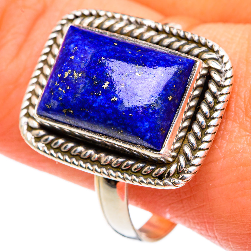 Lapis Lazuli Rings handcrafted by Anasilvercos - RING83897