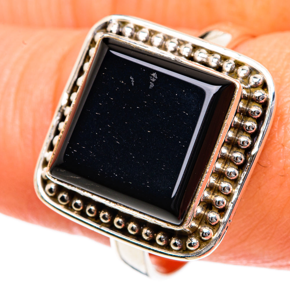 Black Onyx Rings handcrafted by Anasilvercos - RING83922