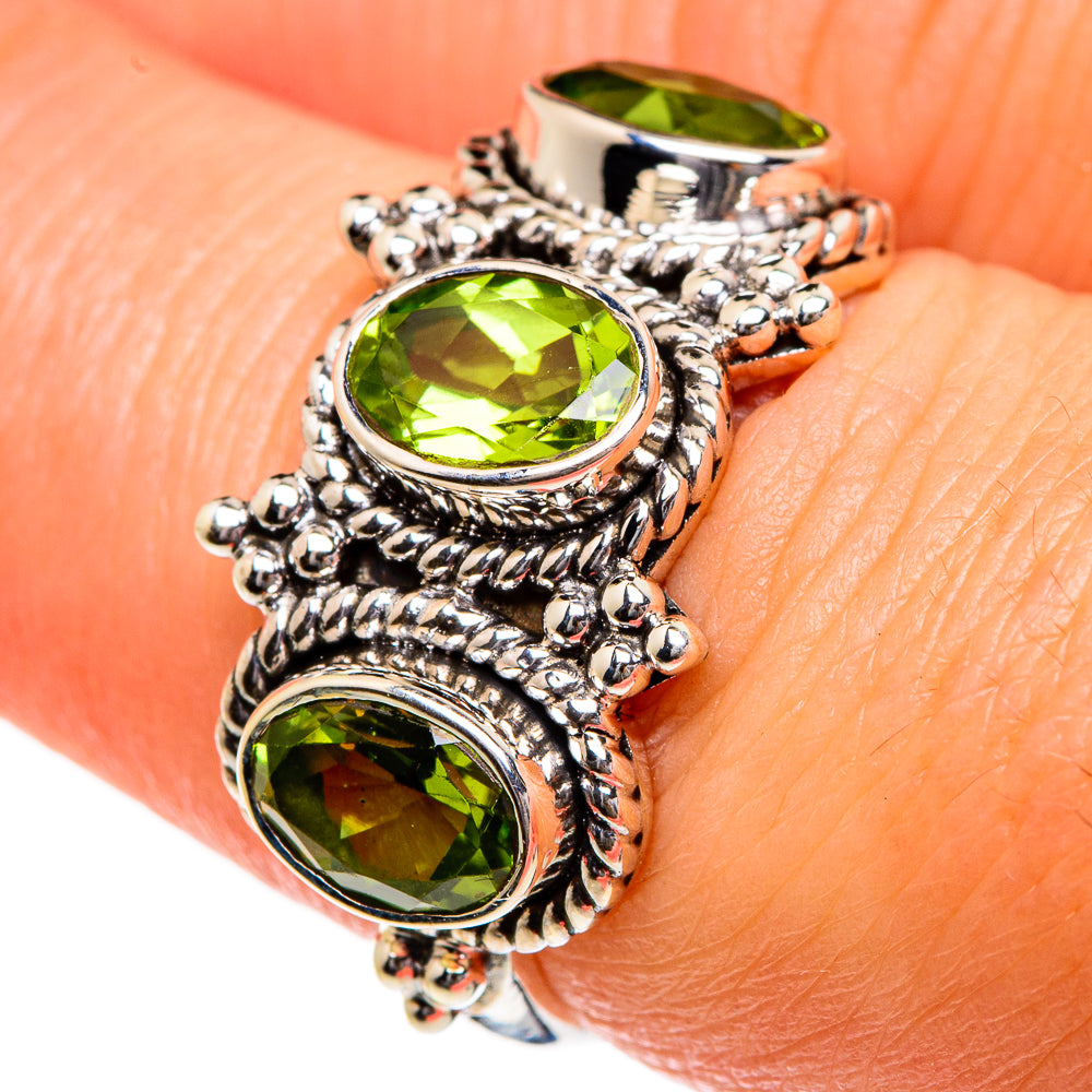 Peridot Rings handcrafted by Anasilvercos - RING83939