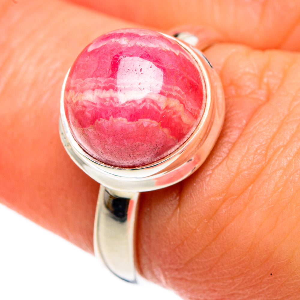 Rhodochrosite Rings handcrafted by Anasilvercos - RING83990