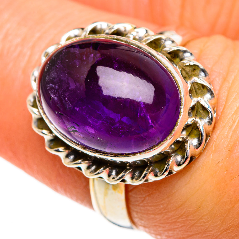 Amethyst Rings handcrafted by Anasilvercos - RING83996