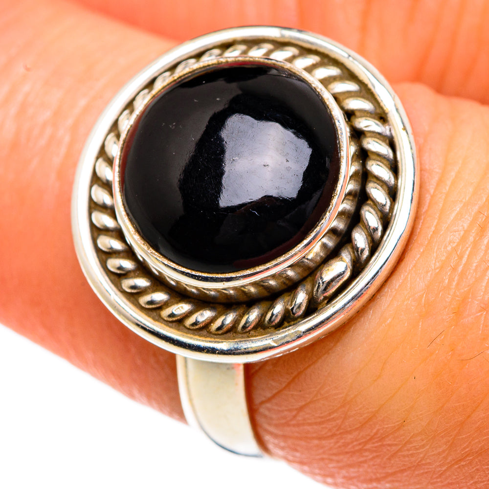 Black Onyx Rings handcrafted by Anasilvercos - RING83999