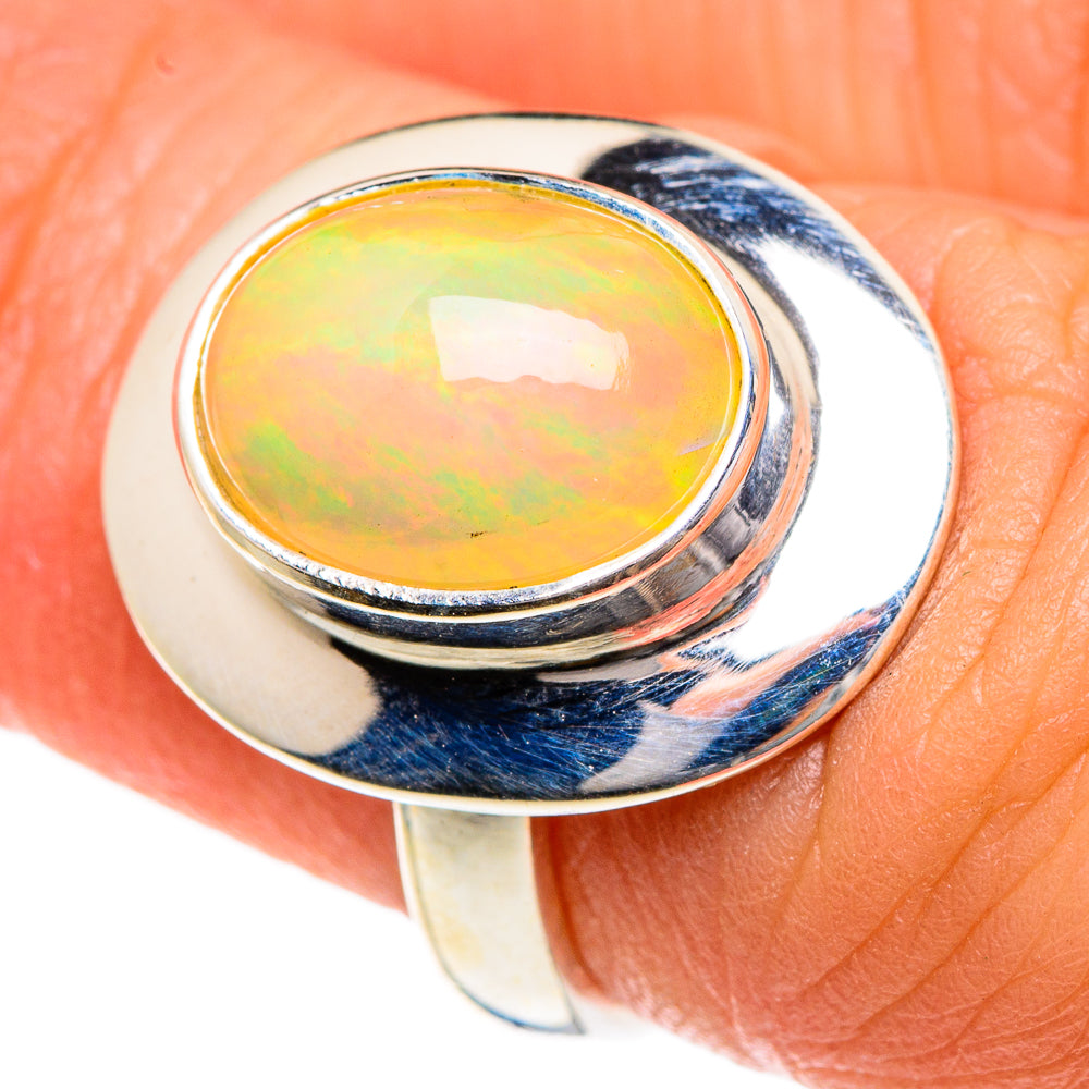 Ethiopian Opal Rings handcrafted by Anasilvercos - RING84006