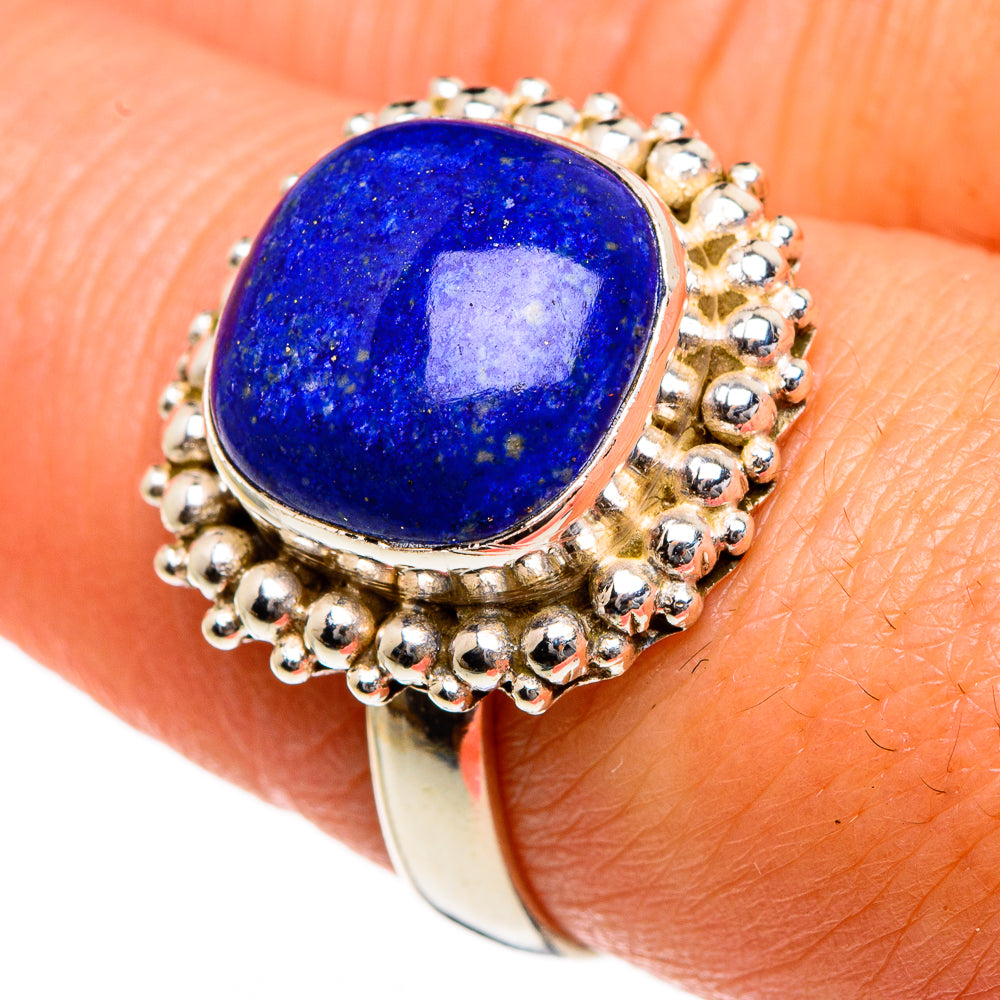 Lapis Lazuli Rings handcrafted by Anasilvercos - RING84012