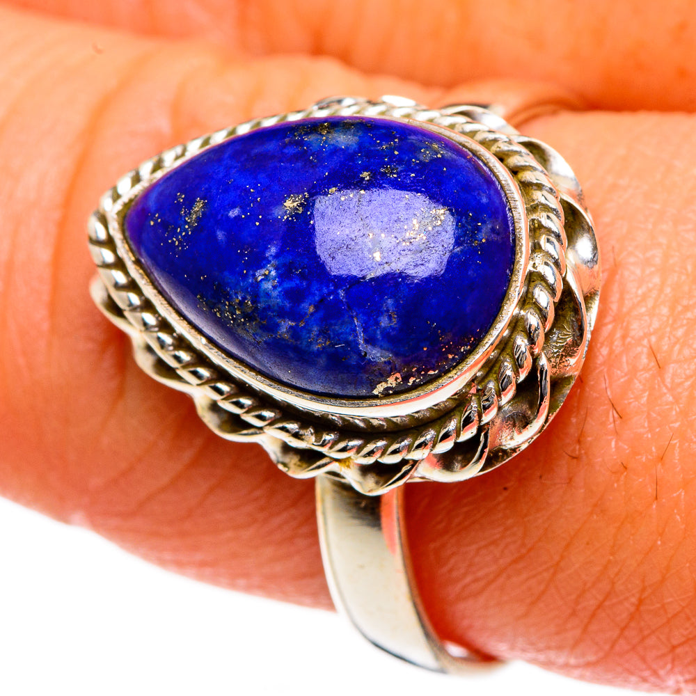 Lapis Lazuli Rings handcrafted by Anasilvercos - RING84014
