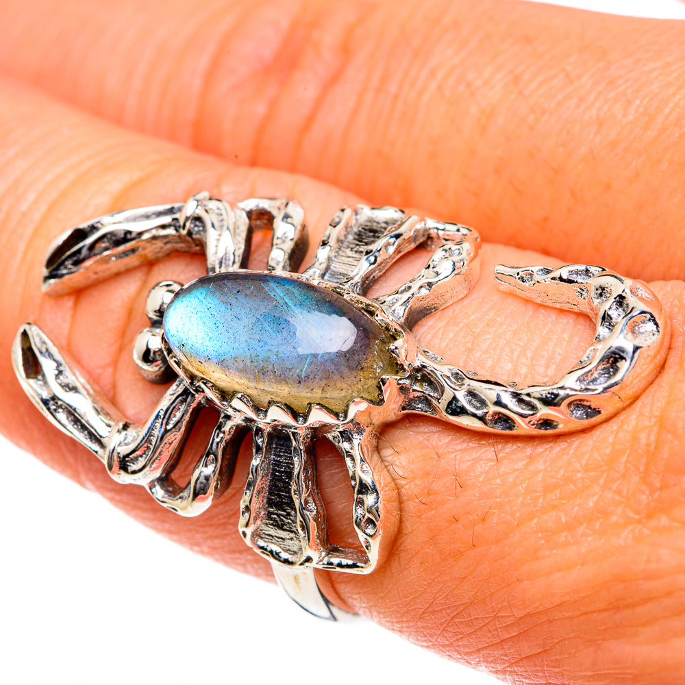 Labradorite Rings handcrafted by Anasilvercos - RING84016