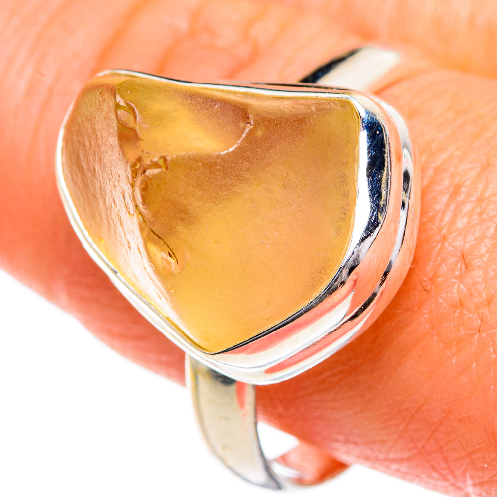 Libyan Glass Rings handcrafted by Anasilvercos - RING84025