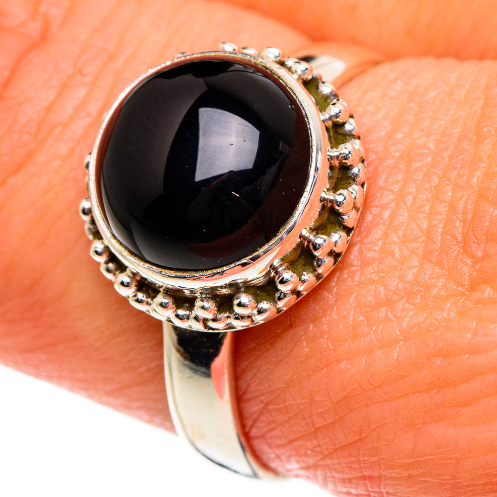 Black Onyx Rings handcrafted by Anasilvercos - RING84038