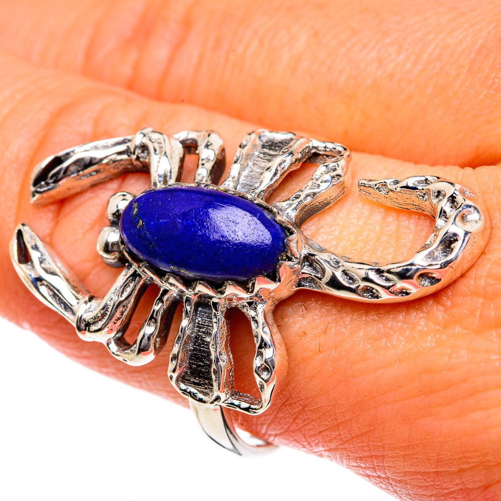 Lapis Lazuli Rings handcrafted by Anasilvercos - RING84051