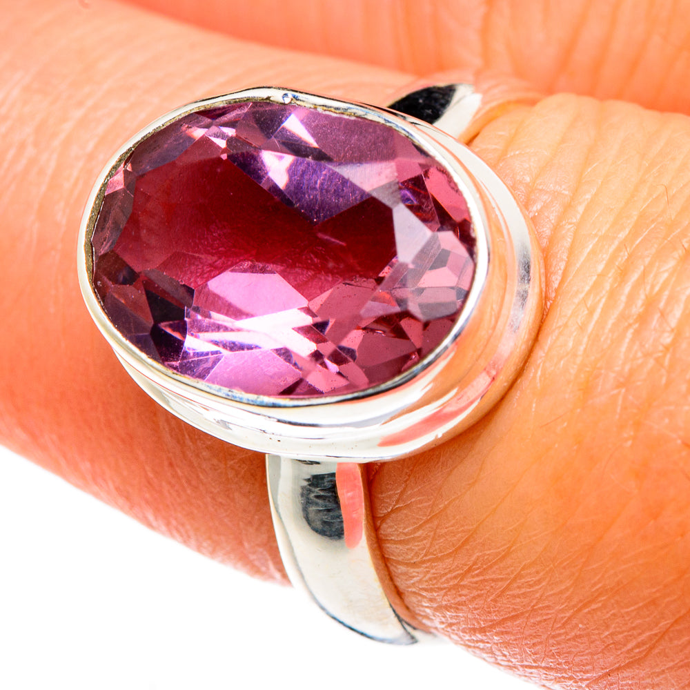 Color Change Alexandrite (lab.) Rings handcrafted by Anasilvercos - RING84073
