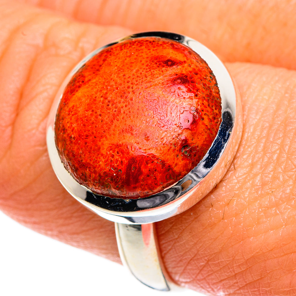 Sponge Coral Rings handcrafted by Anasilvercos - RING84104