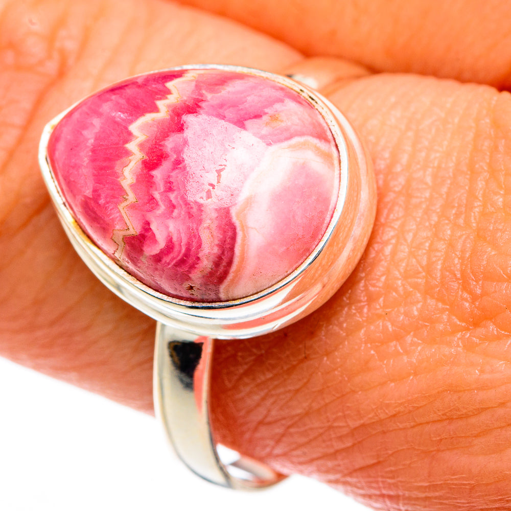 Rhodochrosite Rings handcrafted by Anasilvercos - RING84109