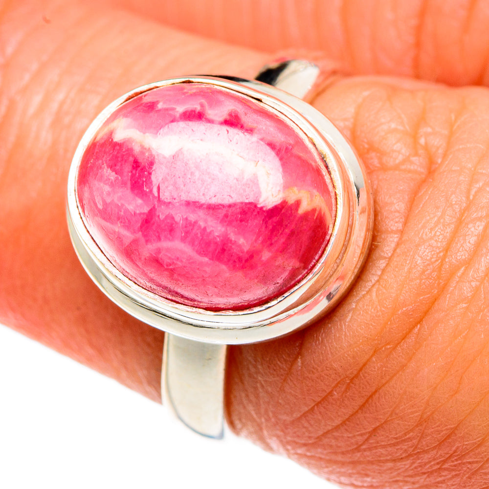 Rhodochrosite Rings handcrafted by Anasilvercos - RING84110