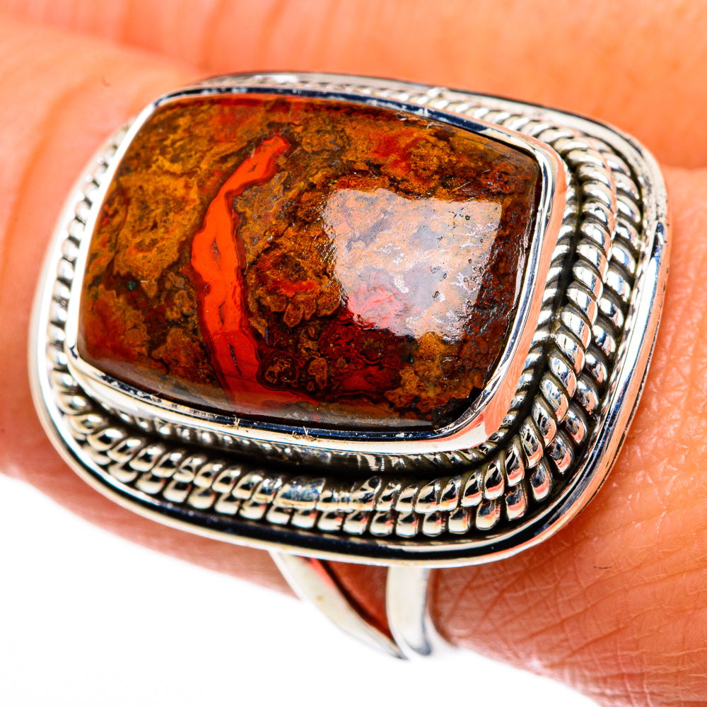 Moroccan Agate Rings handcrafted by Anasilvercos - RING84139