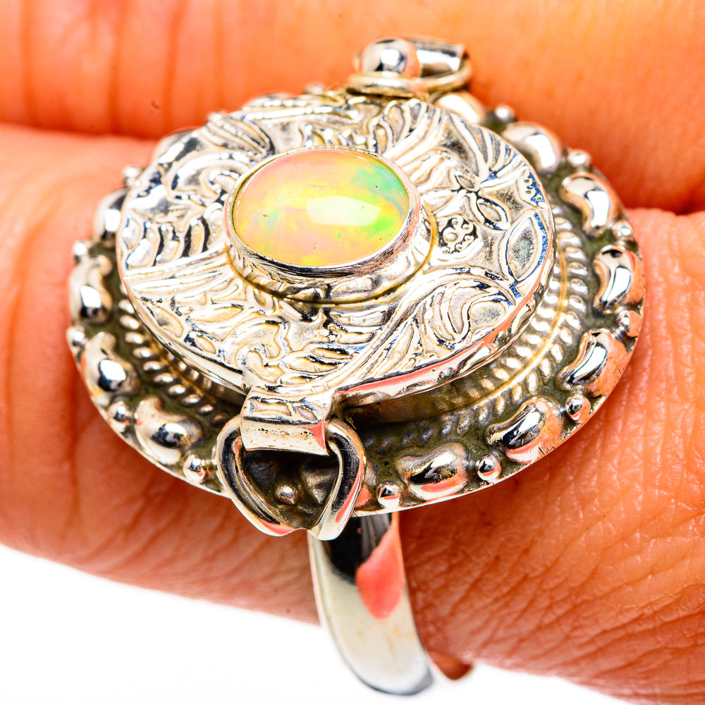 Ethiopian Opal Rings handcrafted by Anasilvercos - RING84145