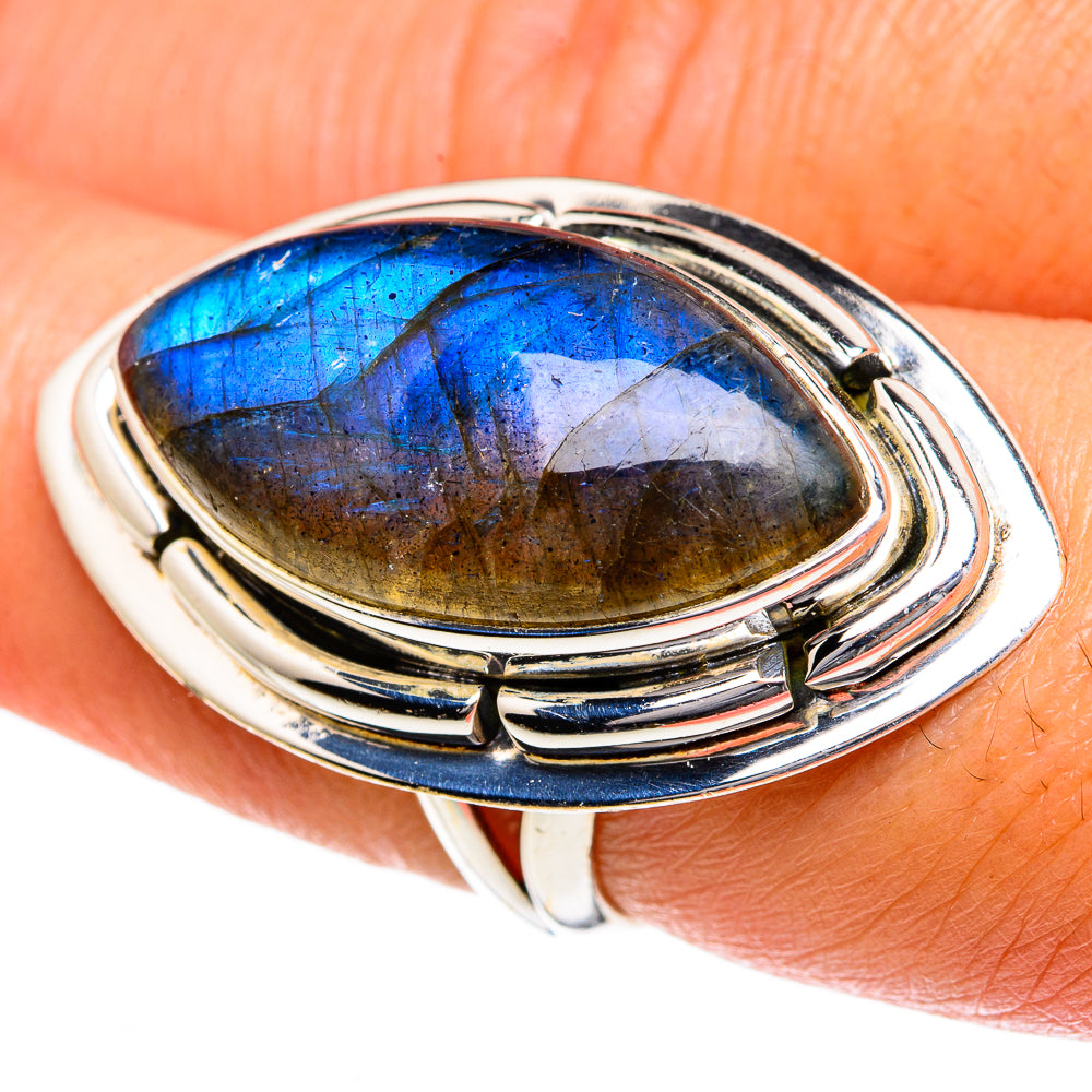Labradorite Rings handcrafted by Anasilvercos - RING84148