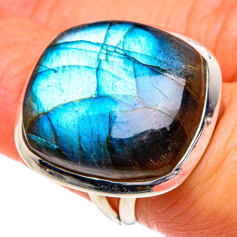Labradorite Rings handcrafted by Anasilvercos - RING84167