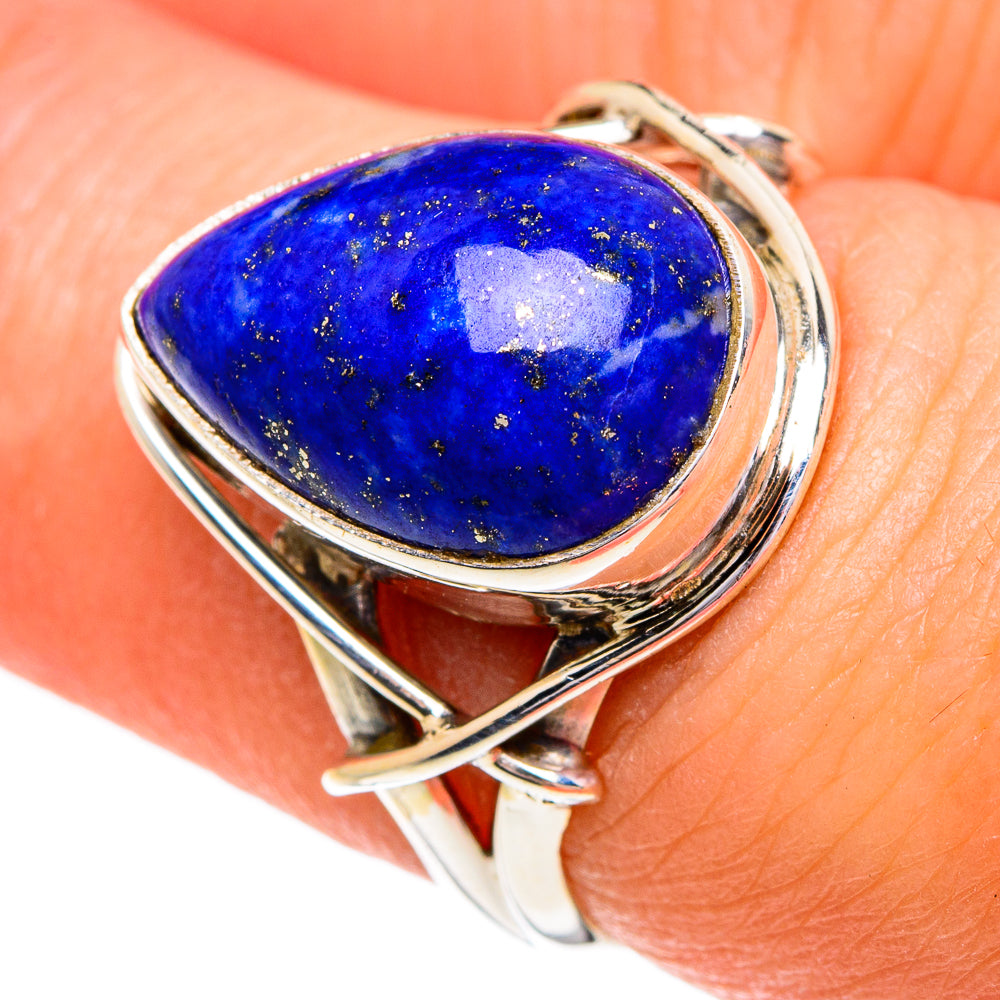 Lapis Lazuli Rings handcrafted by Anasilvercos - RING84181