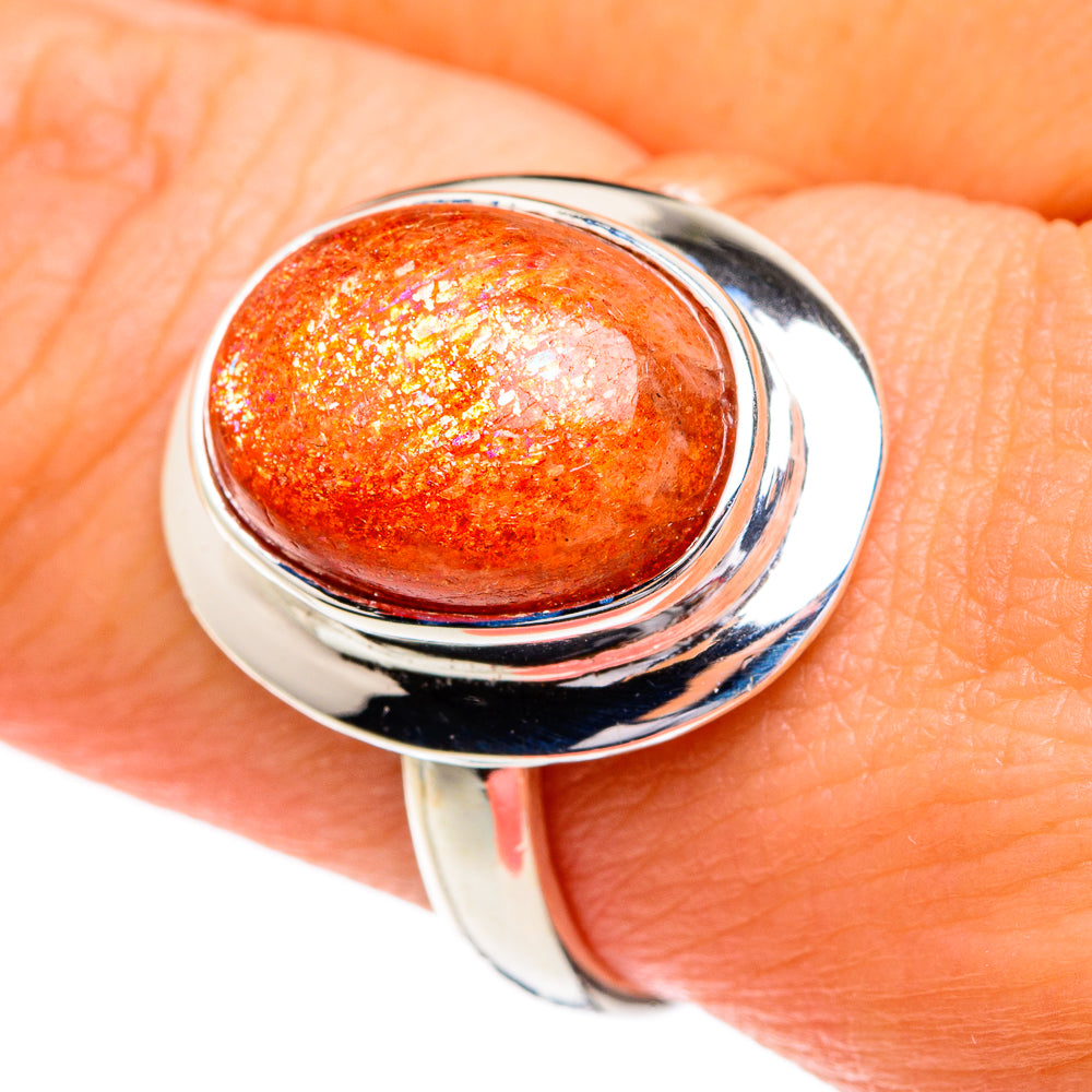 Sunstone Rings handcrafted by Anasilvercos - RING84197