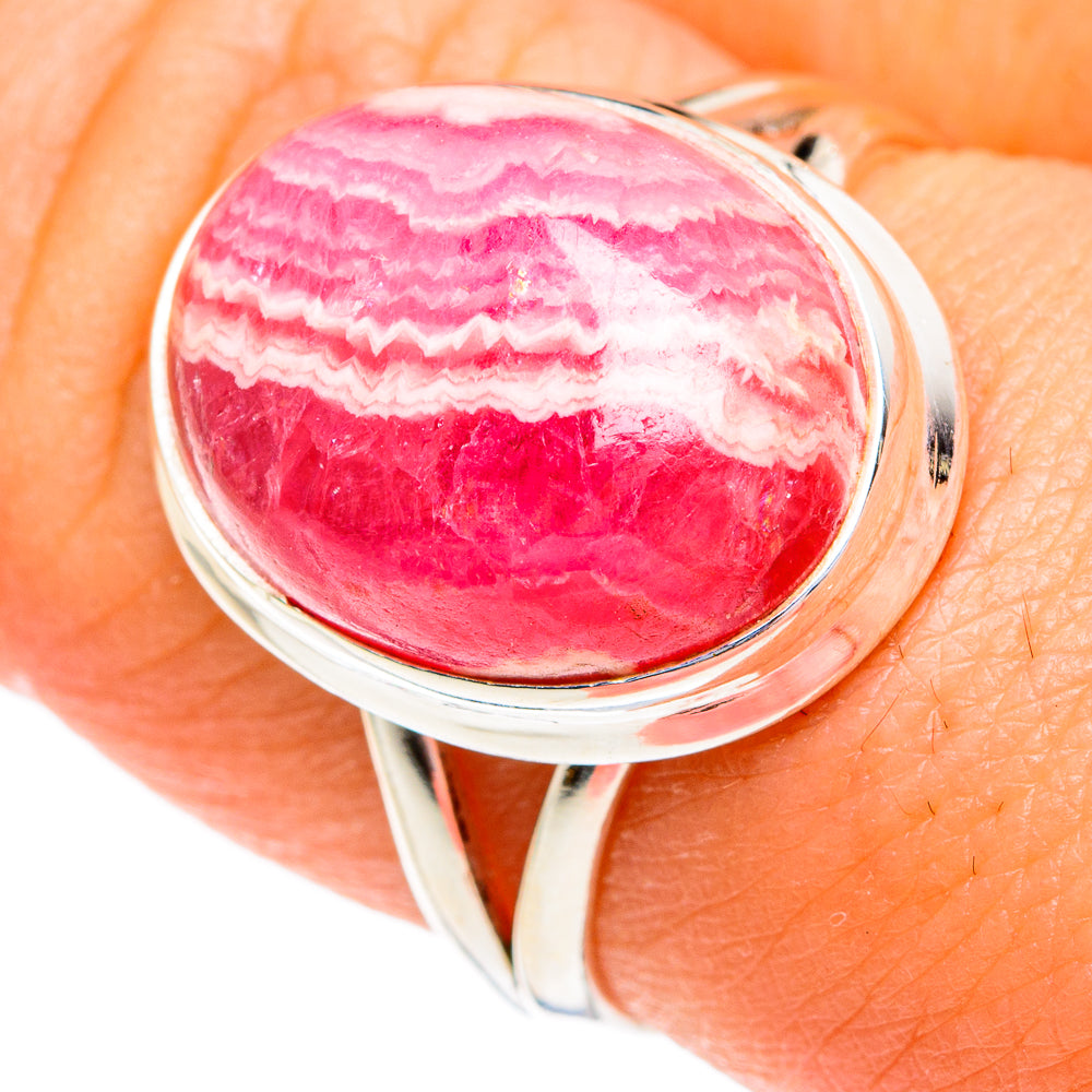Rhodochrosite Rings handcrafted by Anasilvercos - RING84199