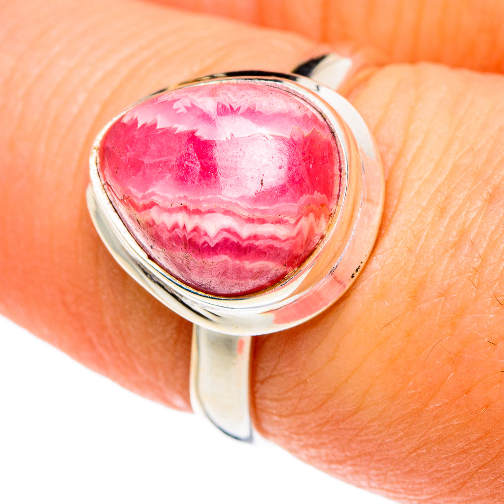 Rhodochrosite Rings handcrafted by Anasilvercos - RING84202