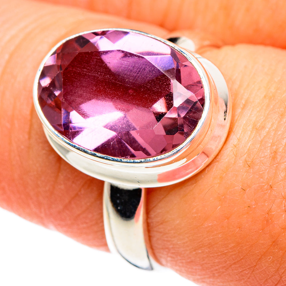 Color Change Alexandrite Rings handcrafted by Anasilvercos - RING84203