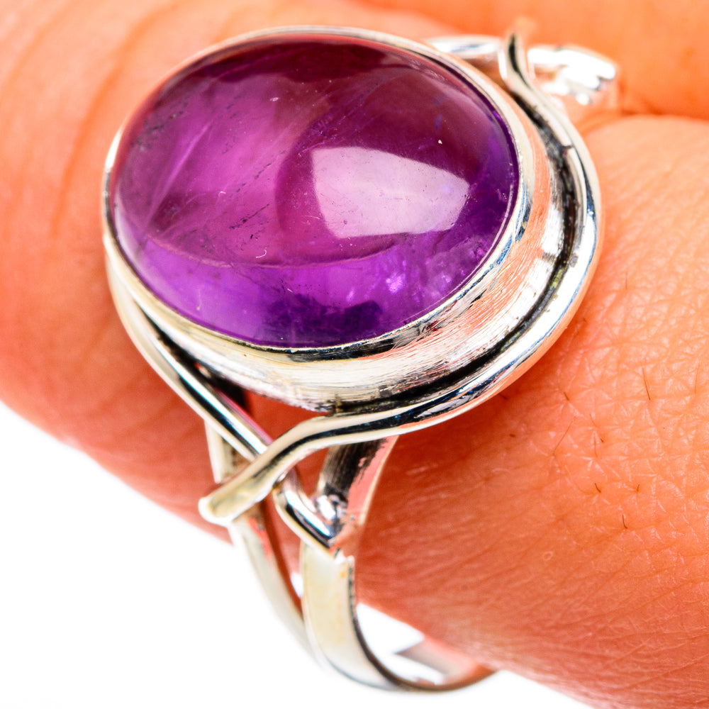 Amethyst Rings handcrafted by Anasilvercos - RING84204