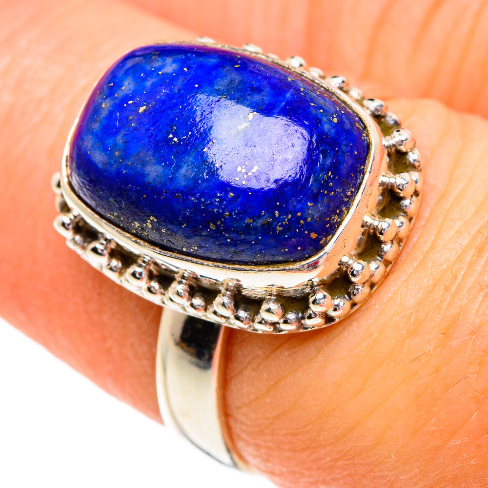 Lapis Lazuli Rings handcrafted by Anasilvercos - RING84221