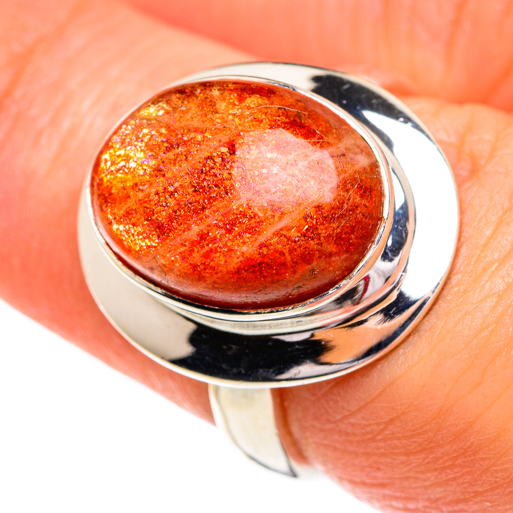 Sunstone Rings handcrafted by Anasilvercos - RING84238