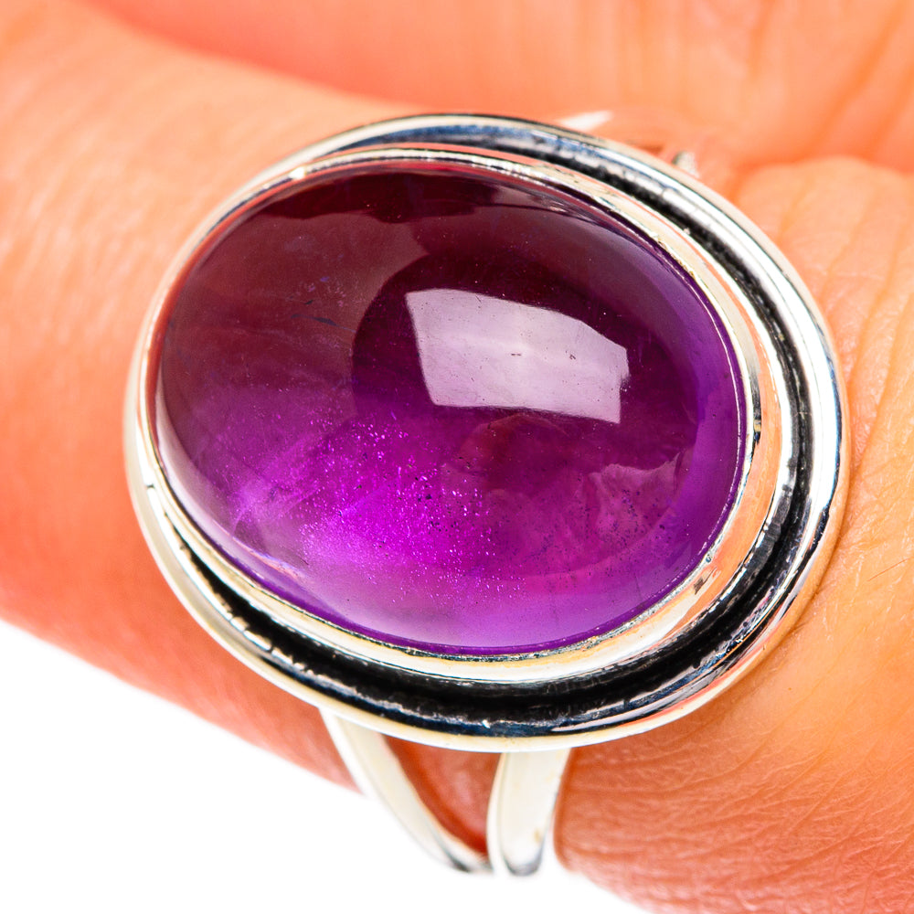 Amethyst Rings handcrafted by Anasilvercos - RING84246