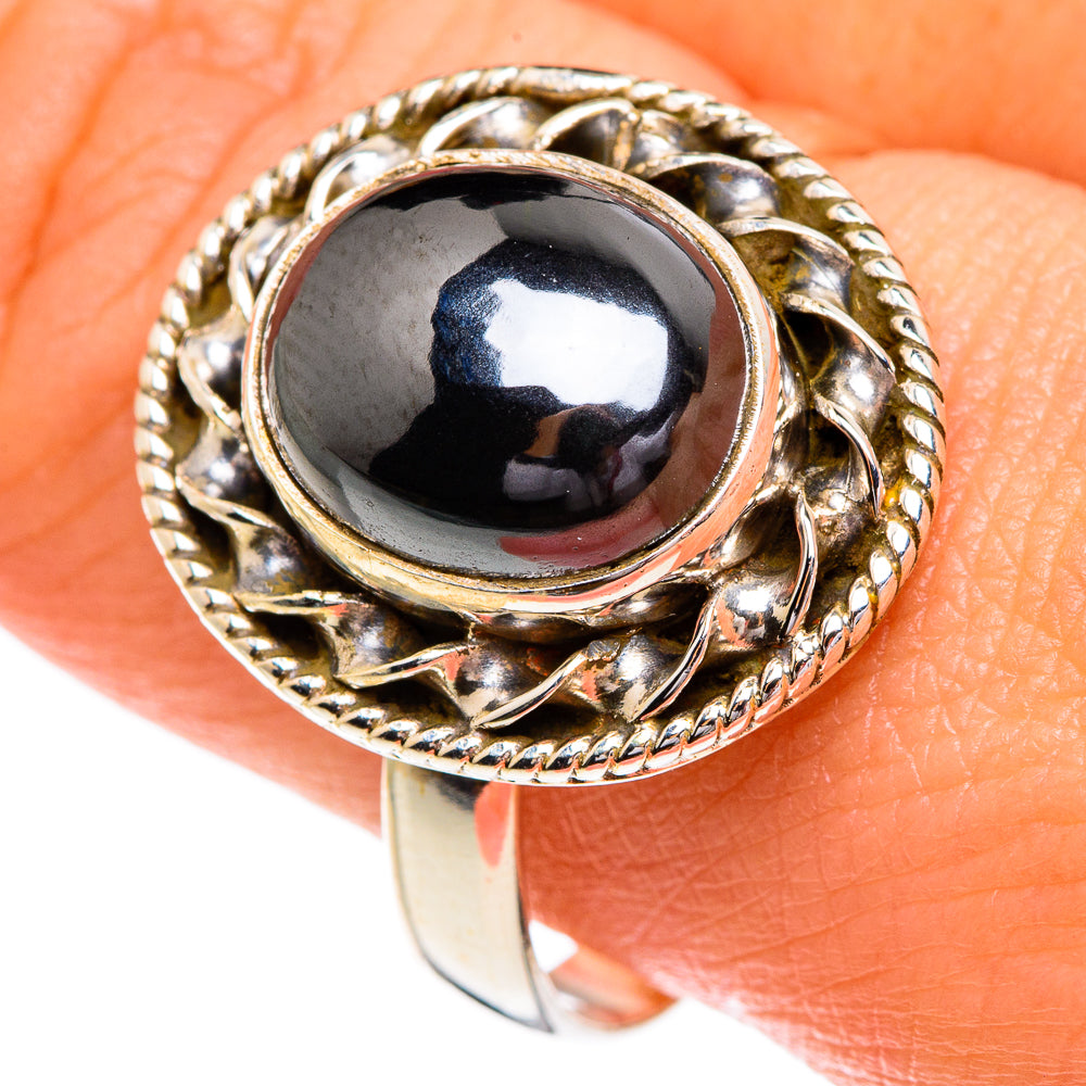 Hematite Rings handcrafted by Anasilvercos - RING84258