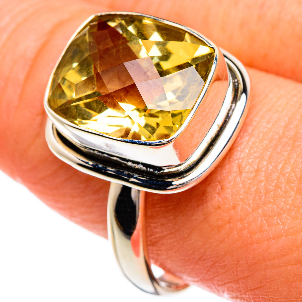 Citrine Rings handcrafted by Anasilvercos - RING84261