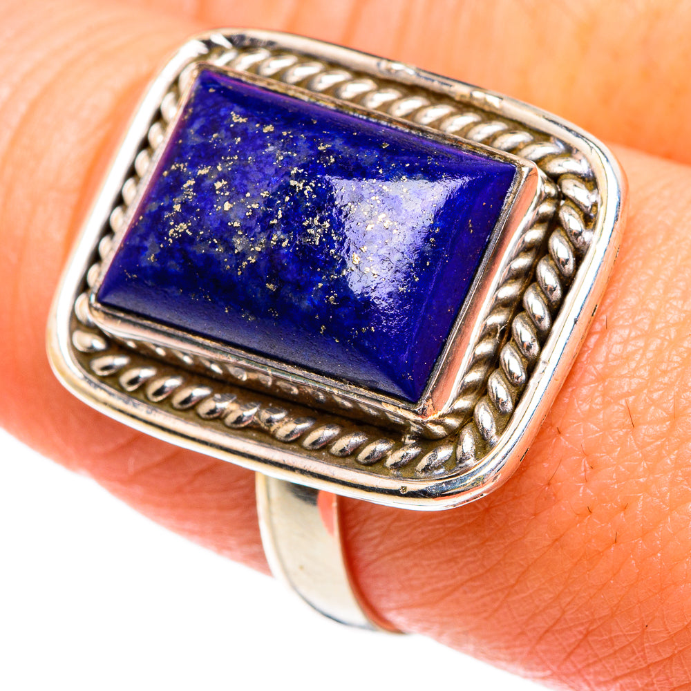 Lapis Lazuli Rings handcrafted by Anasilvercos - RING84263