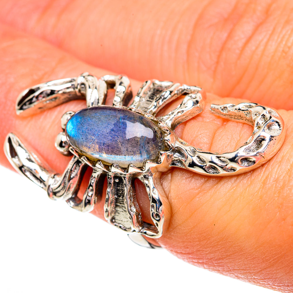 Labradorite Rings handcrafted by Anasilvercos - RING84265