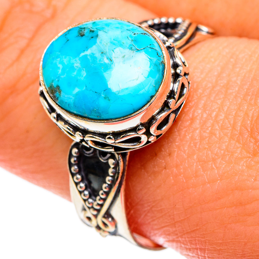 Chrysocolla Rings handcrafted by Anasilvercos - RING84267