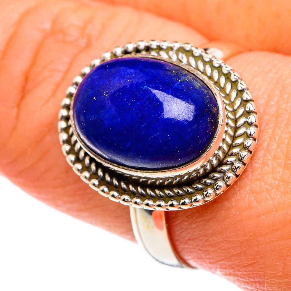 Lapis Lazuli Rings handcrafted by Anasilvercos - RING84269