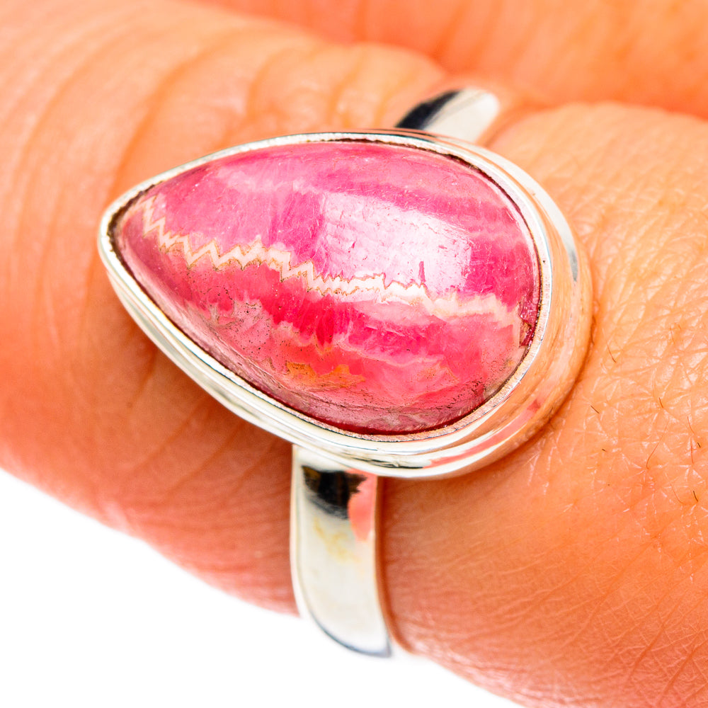 Rhodochrosite Rings handcrafted by Anasilvercos - RING84289