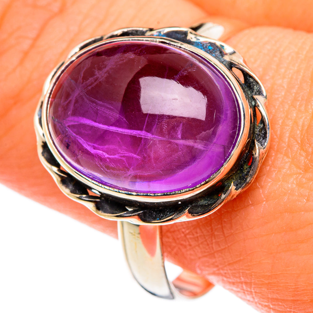 Amethyst Rings handcrafted by Anasilvercos - RING84291
